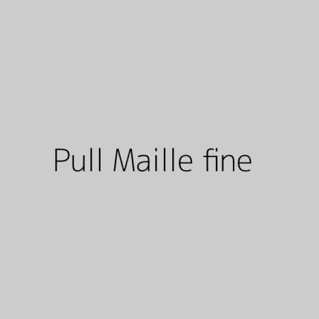 Pull Maille fine