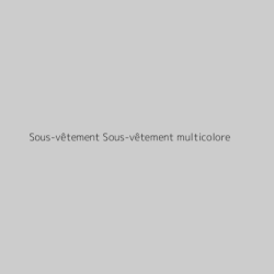 Sous-vêtement Sous-vêtement multicolore