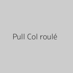 Pull Col roulé