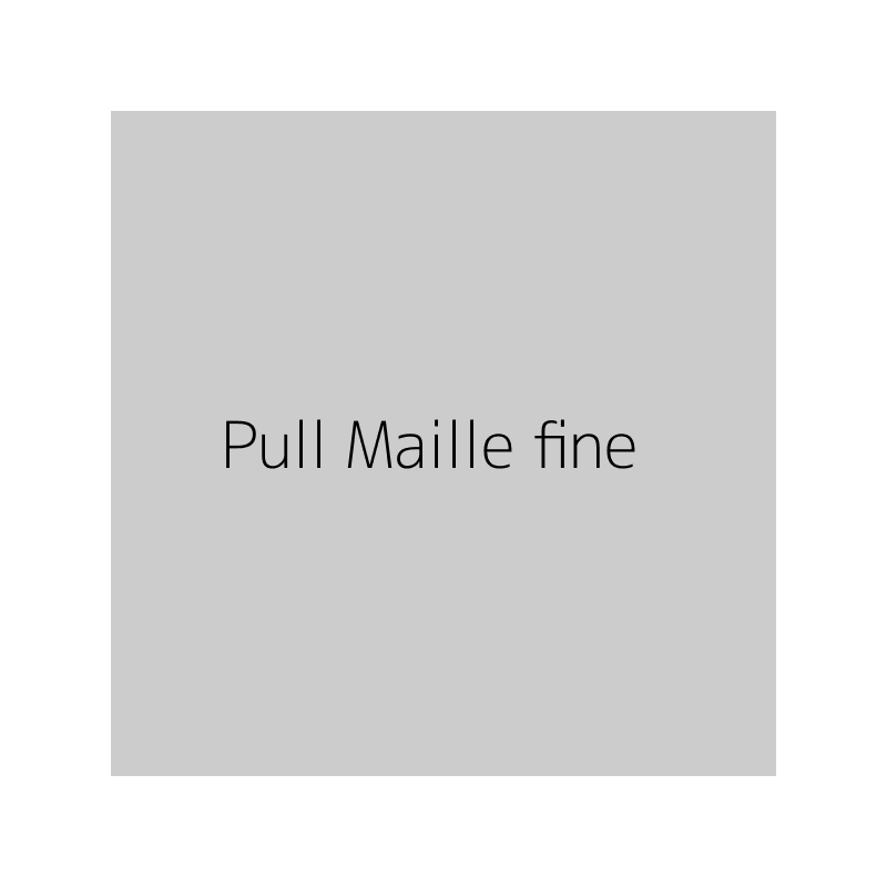 Pull Maille fine