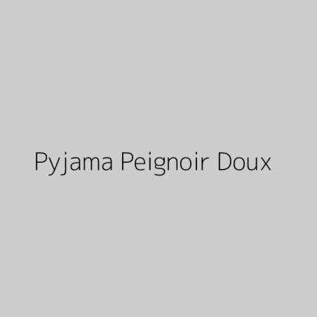 Pyjama Peignoir Doux