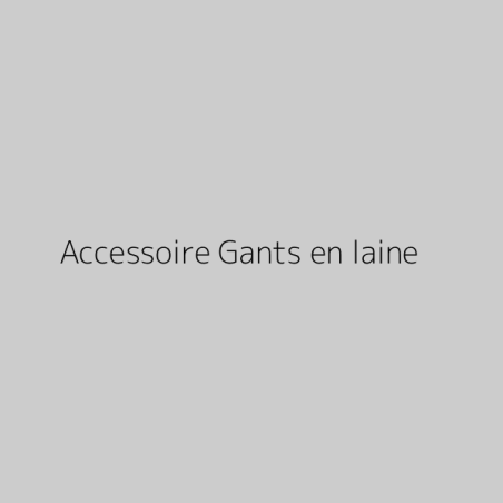 Accessoire Gants en laine