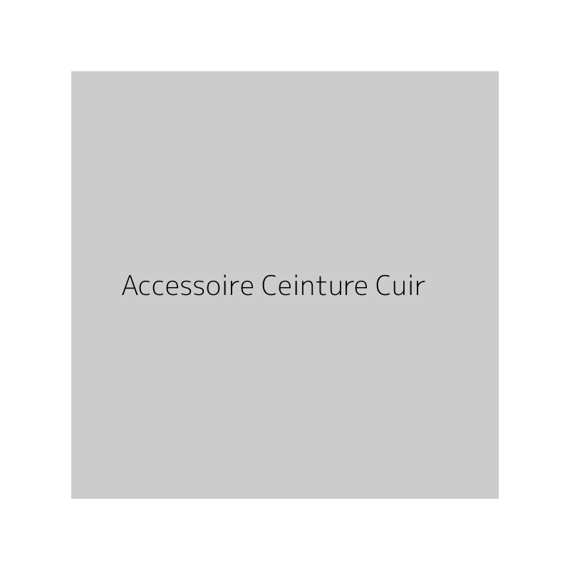 Accessoire Ceinture Cuir