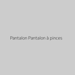 Pantalon Pantalon à pinces