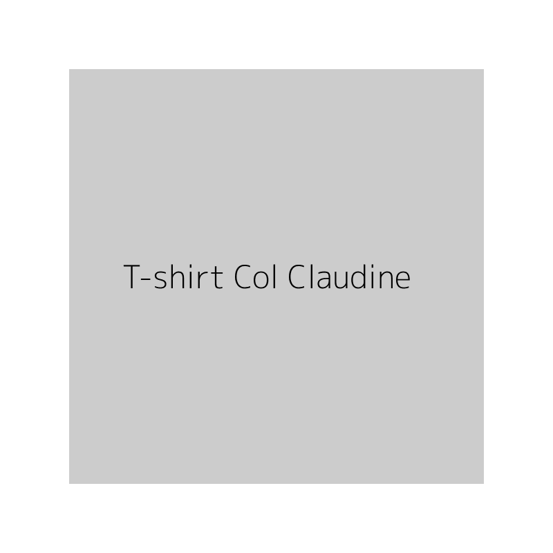 T-shirt Col Claudine