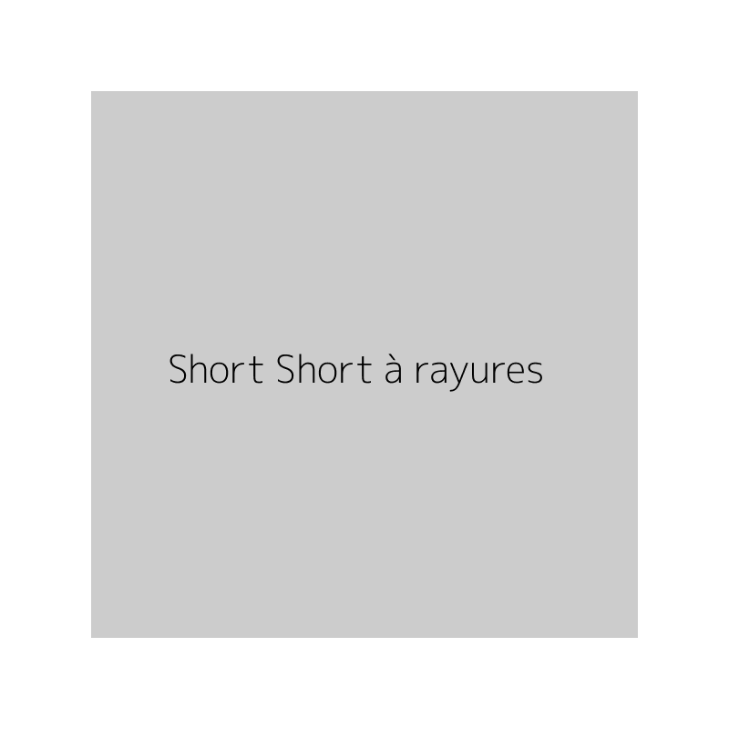Short Short à rayures