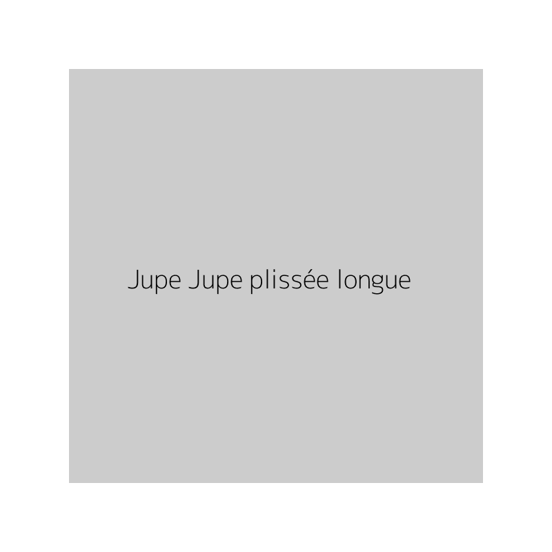 Jupe Jupe plissée longue