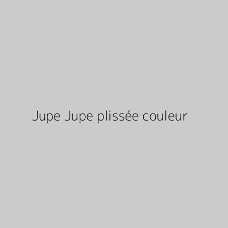 Jupe Jupe plissée couleur