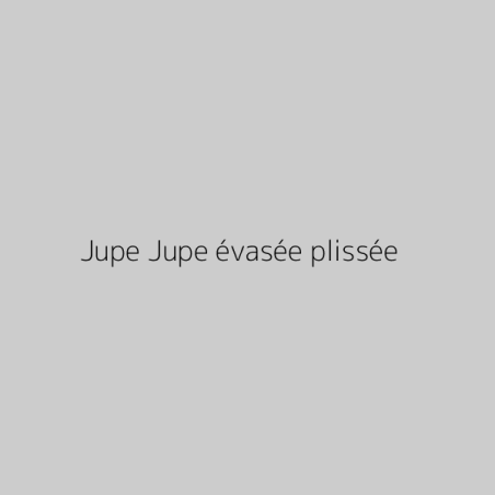 Jupe Jupe évasée plissée