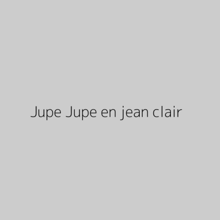 Jupe Jupe en jean clair