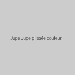 Jupe Jupe plissée couleur