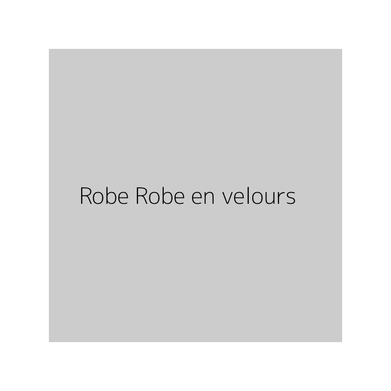 Robe Robe en velours