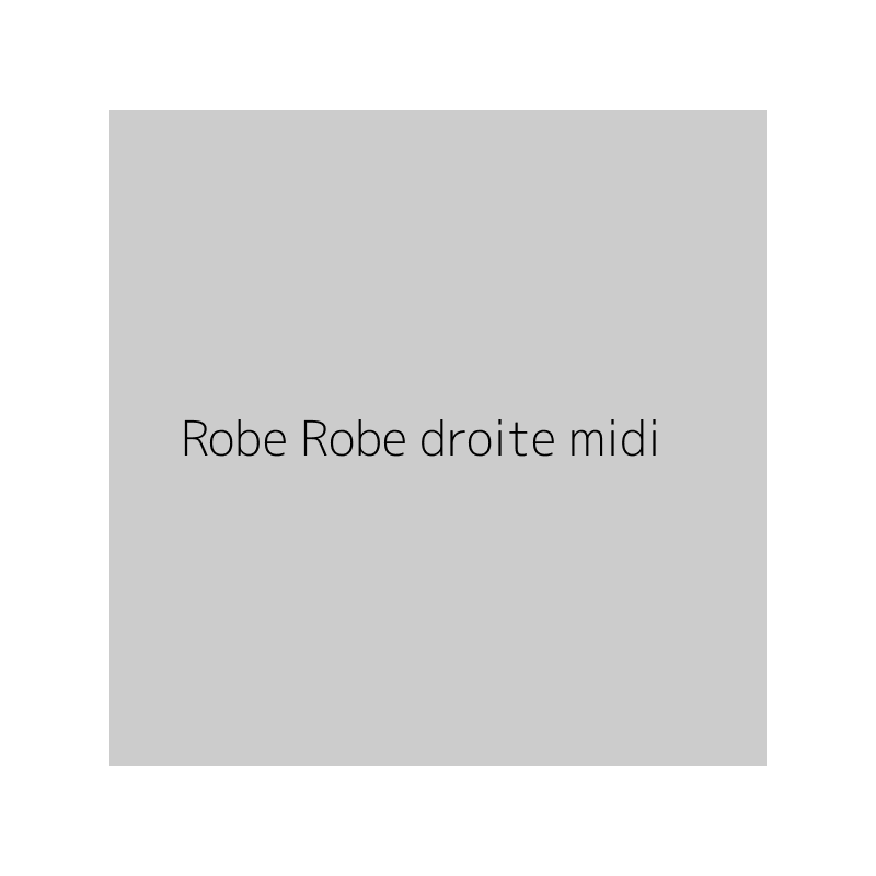 Robe Robe droite midi