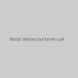 Veste Veste courte en cuir