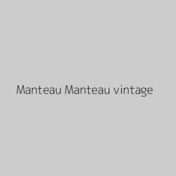 Manteau Manteau vintage
