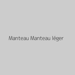 Manteau Manteau léger