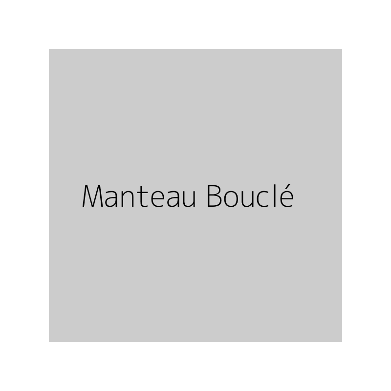 Manteau Bouclé