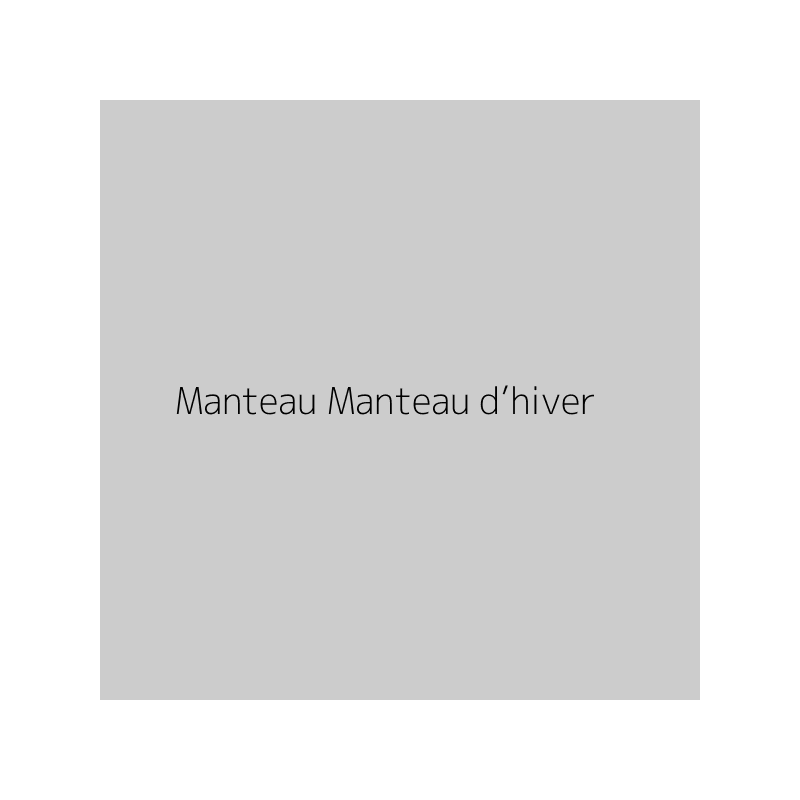 Manteau Manteau d’hiver