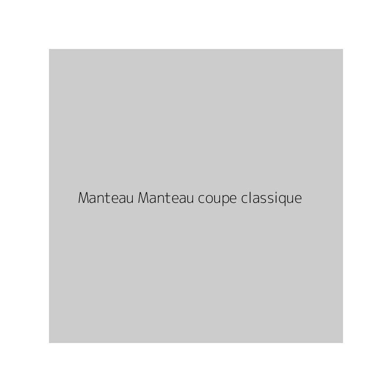 Manteau Manteau coupe classique